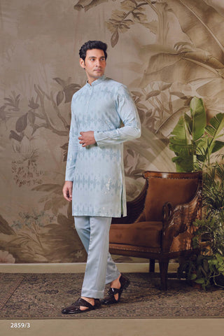 Azure Serenity Kurta Set