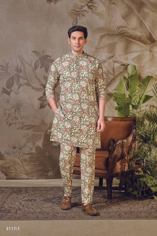 Verdant Bloom Kurta Set