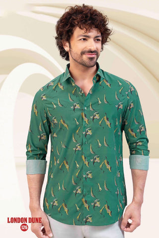 Emerald Wave Designer Shirt