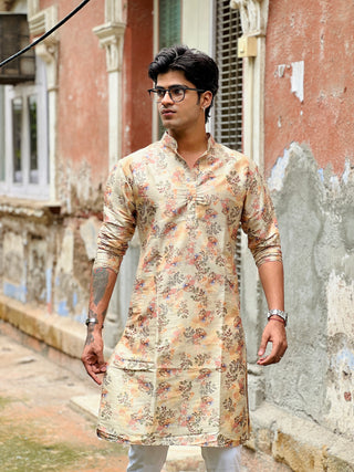 FLOWER PRINTED KURTA