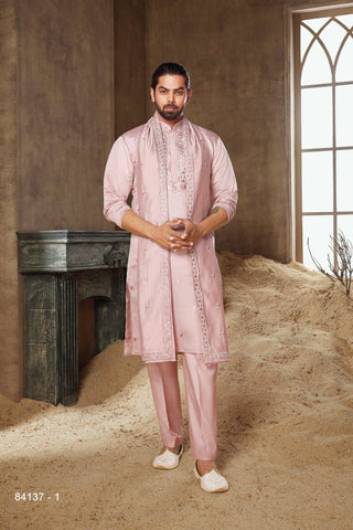 Naaz: Onion Pink Kurta Duppata