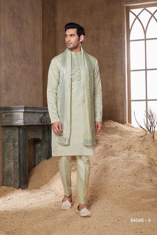 Naaz: Pista Green Kurta Duppata