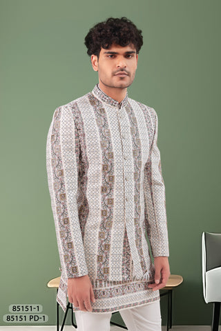 Heritage Elegance Printed Kurta Set