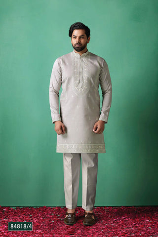 Silver Mist Elegance Kurta