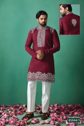 Maroon Majesty Kurta Set