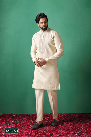 Ivory Cream Grace Kurta Set