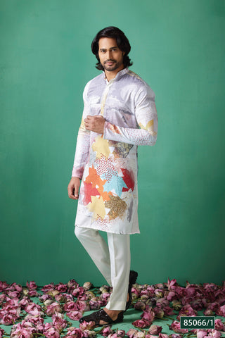 Autumn Leaves Printed Kurta Set