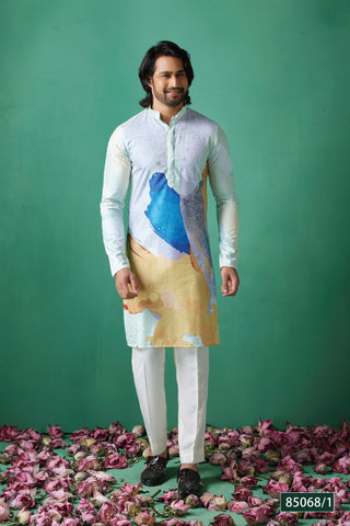 Aqua Radiance Kurta Set