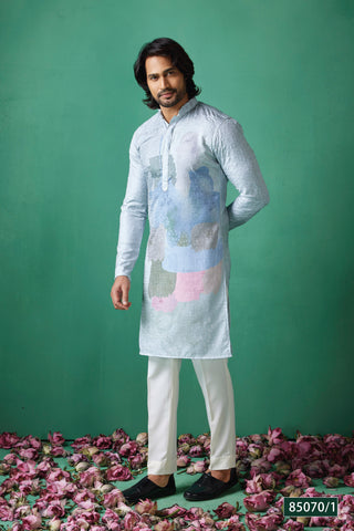 Name: Pastel Elegance Printed Kurta Set