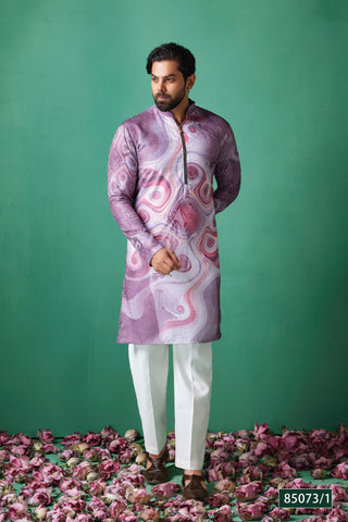 Luxe Marble Swirl Printed Kurta Set