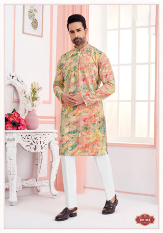 Aurora Elegance Multicolor Embellished Kurta Set