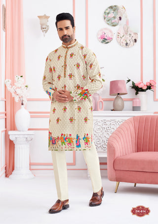 Dhol Dance Heritage Kurta Set