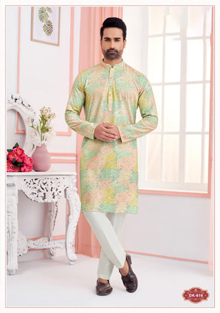 Pista Radiance Heavy Kurta Set