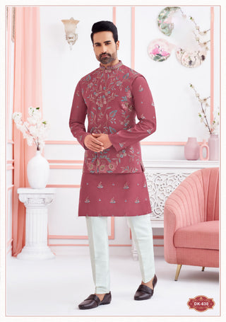 Petal Essence - Pink Koti Kurta Set