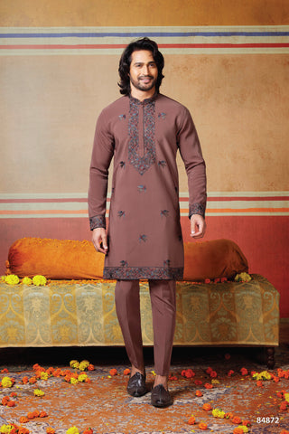 Regal Figue Brown Kurta Set