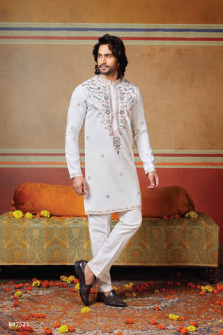 Ivory Elegance Kurta Set