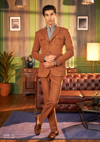 Retro Brown Suit