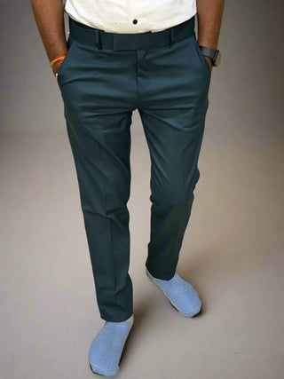 Bottle Green Formal Pants