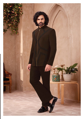 Ebony Regal Jodhpuri Suit