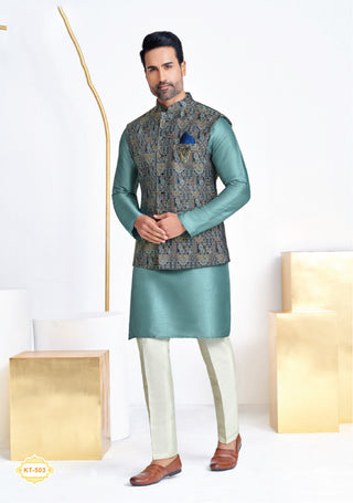 Ocean Breeze Koti Kurta Set