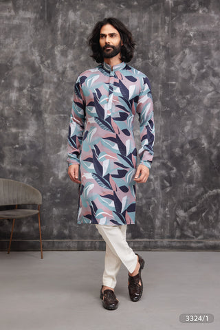 Contemporary Printed Kurta for Men